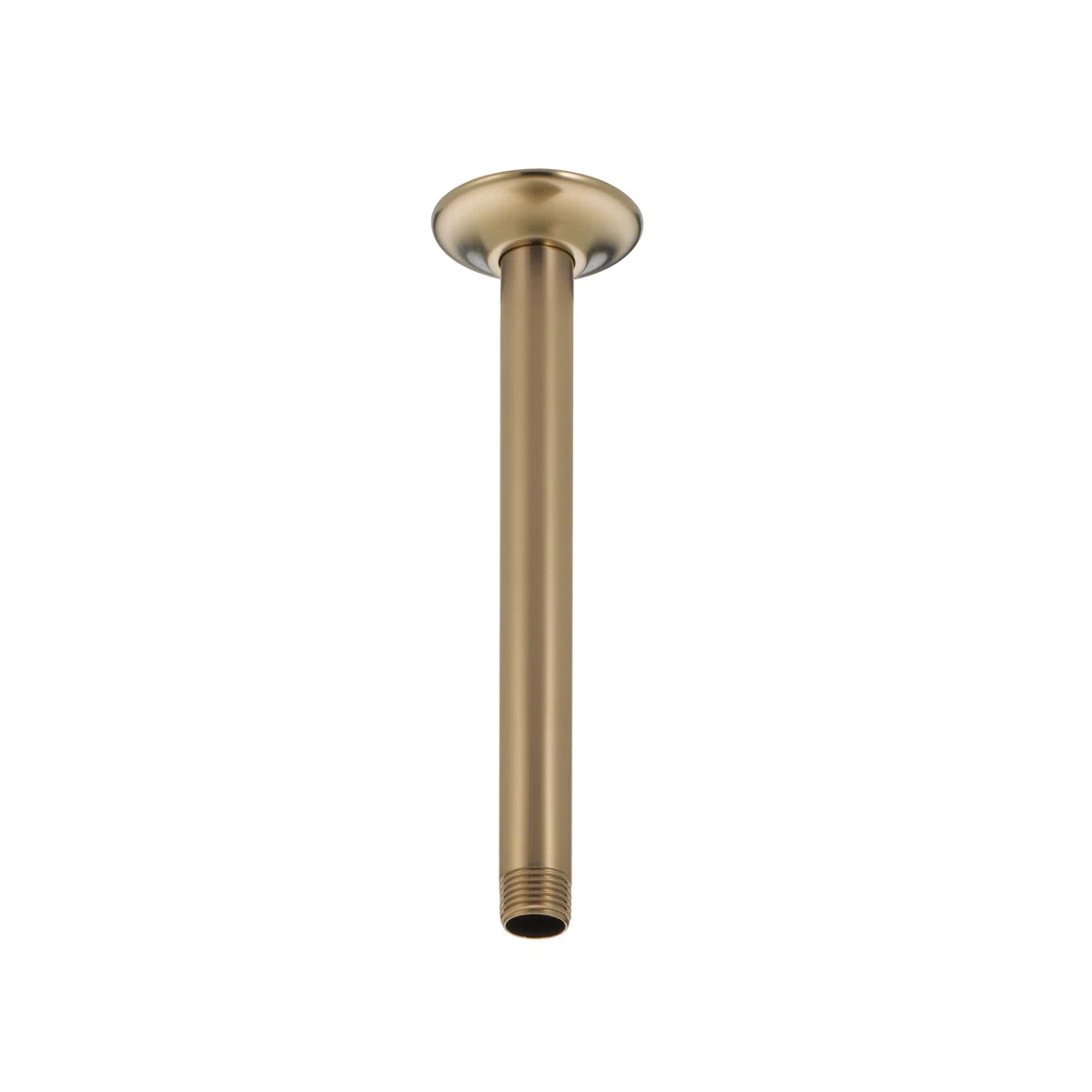 Universal Shower Arm with Matching Flange in Champagne Bronze Finish