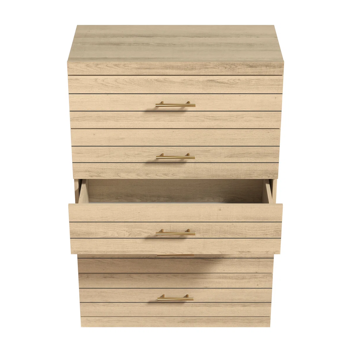 Onna 30.7" Wide 5-Drawer Dresser – Modern Wooden Chest of Drawers with Metal Handles & Smooth-Glide Storage for Bedroom or Kids Room