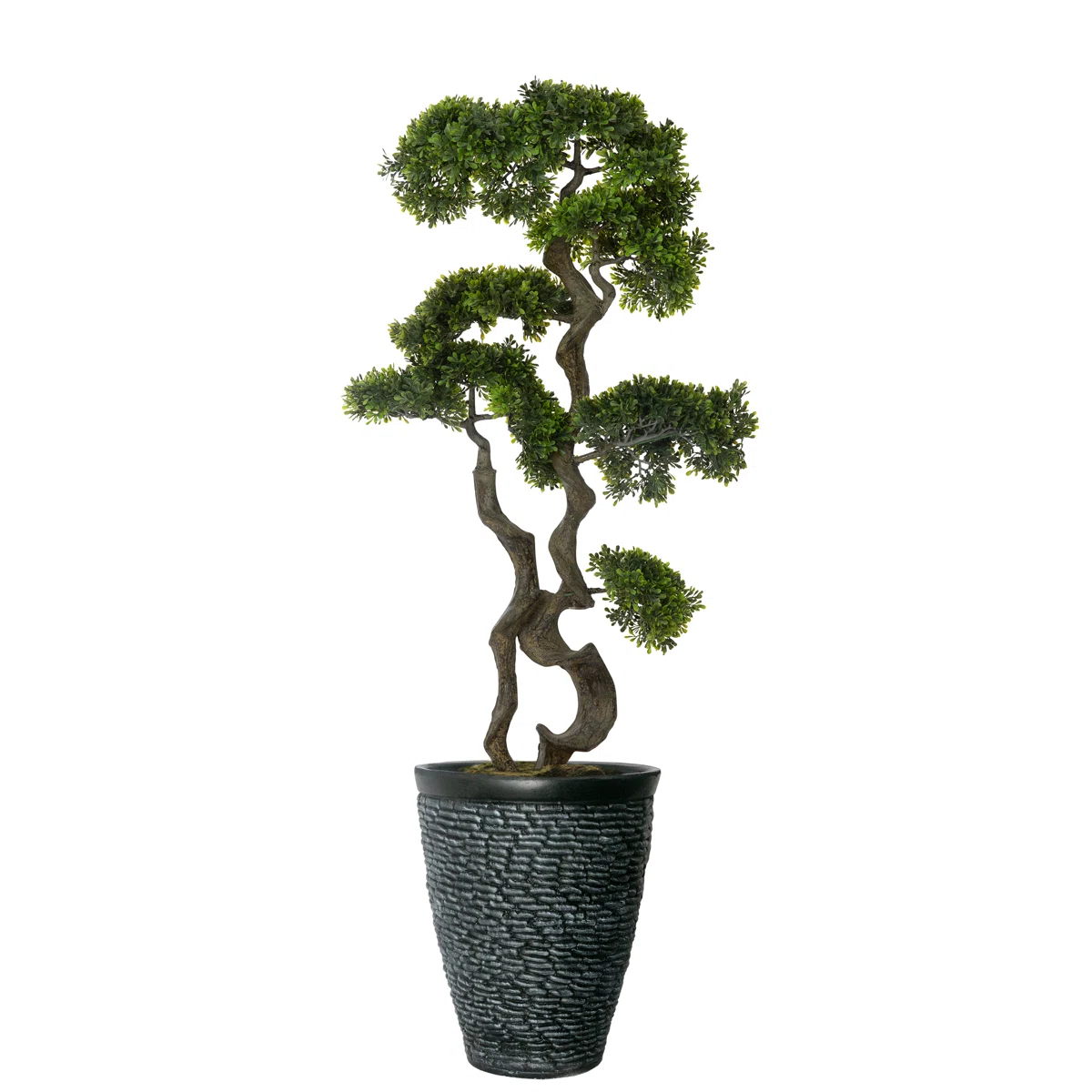Panama 37" Artificial Bonsai Plant in Premium Fiberstone Planter